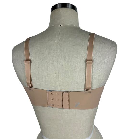 KNIX Tan Nude Gray Evolution Bra Adjustable Reversible Size 3 Wireless - Picture 4 of 6